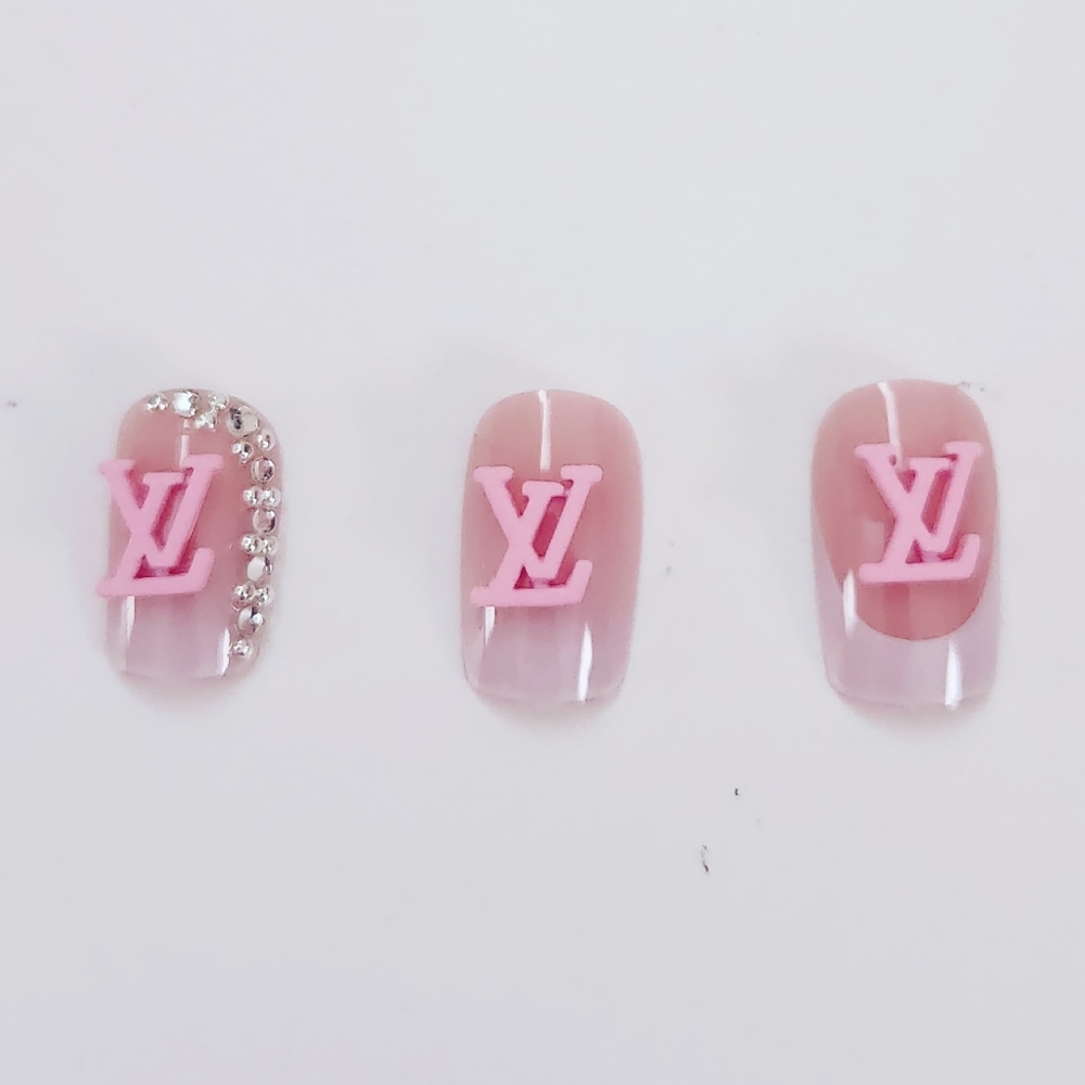 Luxury Nail Charms Pink
